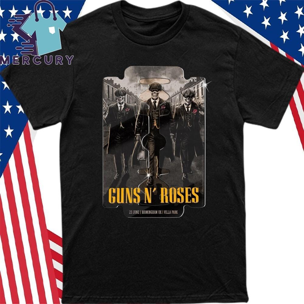 Guns N’ Roses Birmingham, UK June 23, 2025 Tour Shirt Unisex T-Shirt XXL
