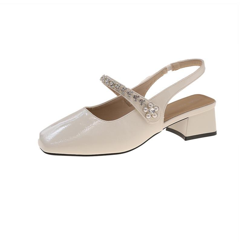 New Summer Single Shoes for Women: High Heel  Chunky Heels Mid-heel Flip-flops