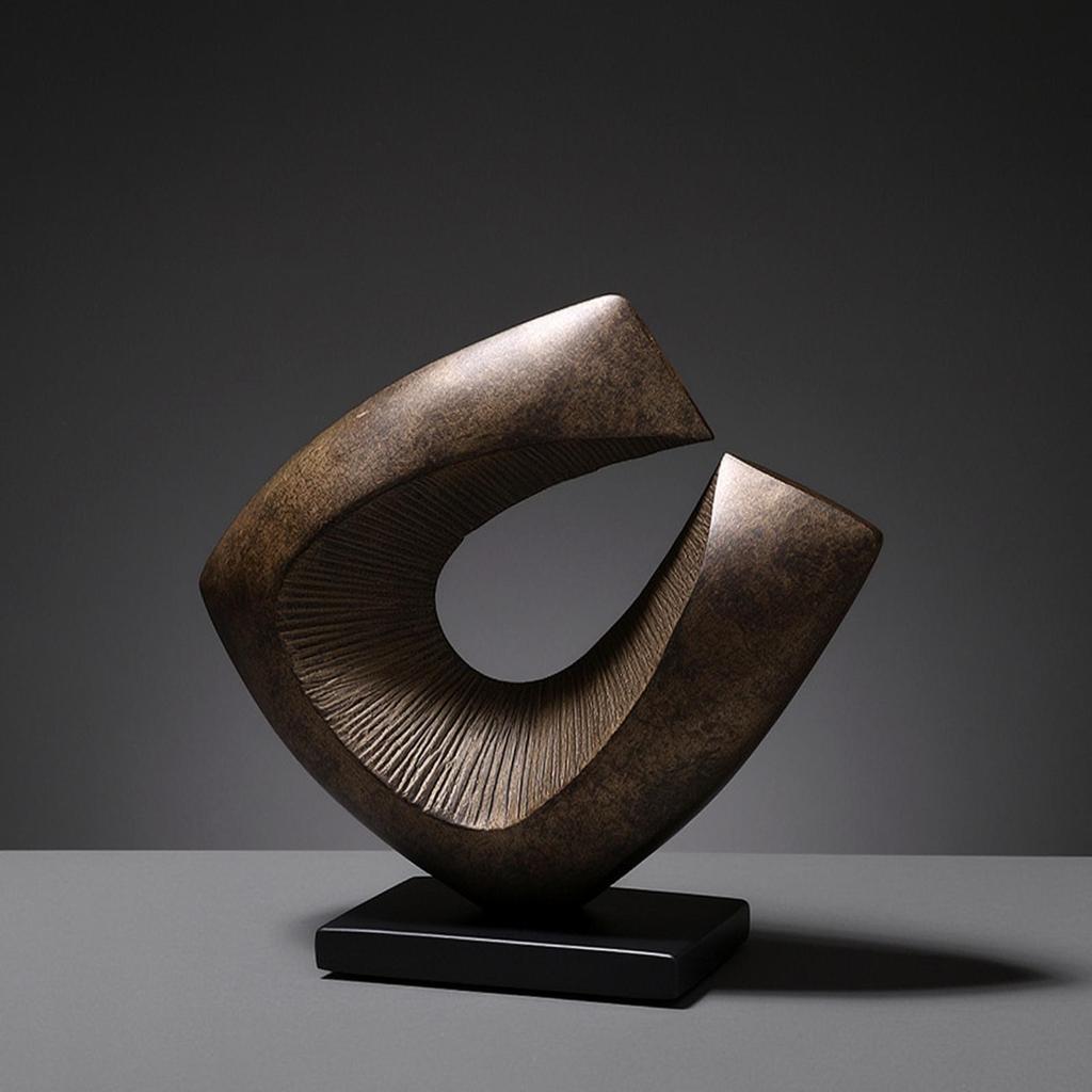 Tabletop Sculpture Artistic Geometric Aesthetic Decorative Ornament