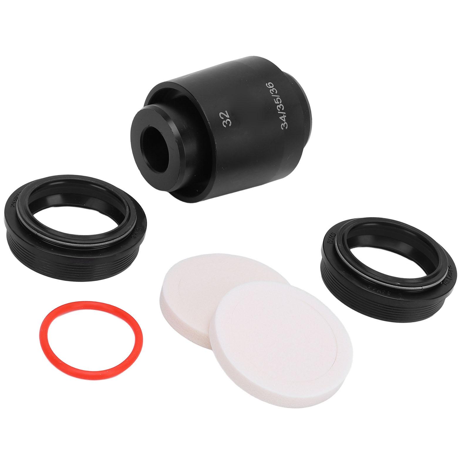 

Комплект пылезащитных уплотнений передней вилки, 36-миллиметровое губчатое кольцо высокой плотности и комплект резиновых пылезащитных уплотнений