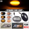 2X Car Flowing Side Repeater Lamp LED Dynamic Side Marker Light Indicator For BMW MINI Cooper R55 R56 R57 R58 R59 2007 2008-2013