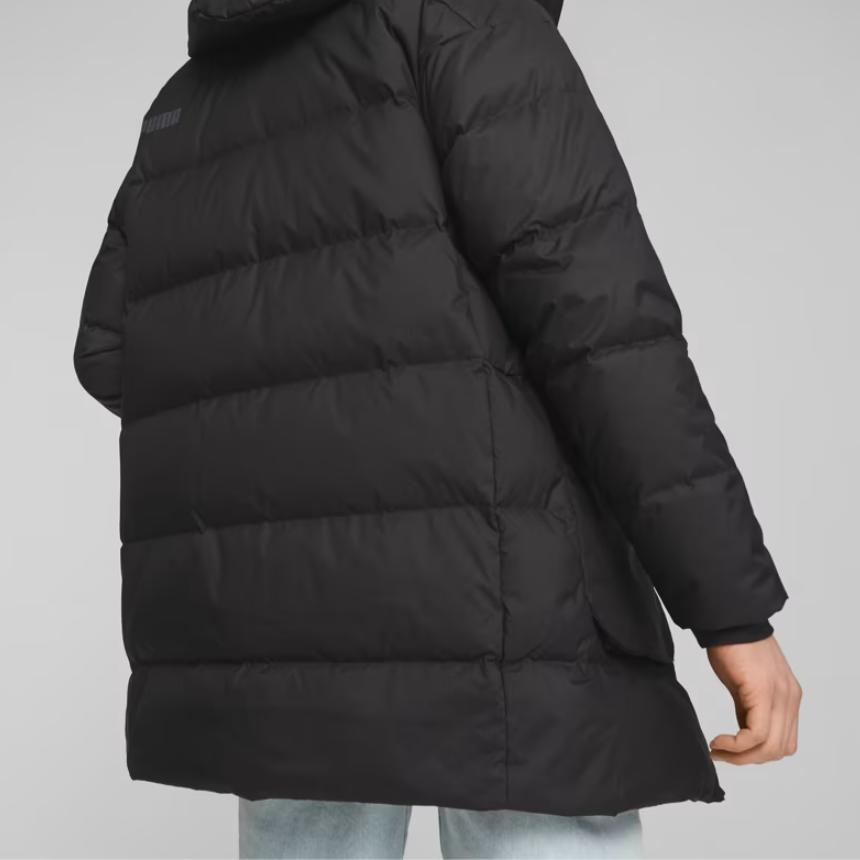 Puma Hooded Jacket Casual Loose Multi-Pocket Mid-Length Men Jackets Black 675378-01