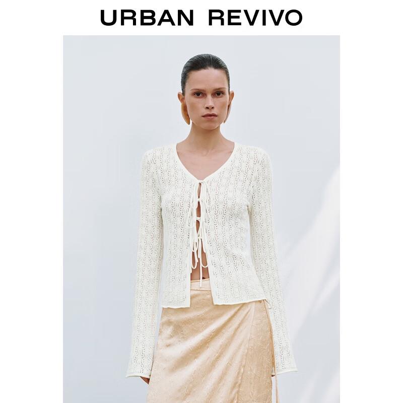 

Женский вязаный кардиган UR с текстурой и поясом S