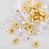 5Pcs 8x8.4mm 18K Gold Color Plated Irregular Lava Shape Charms Beads Copper for DIY Necklace Bracelet Jewelry Making Accessories