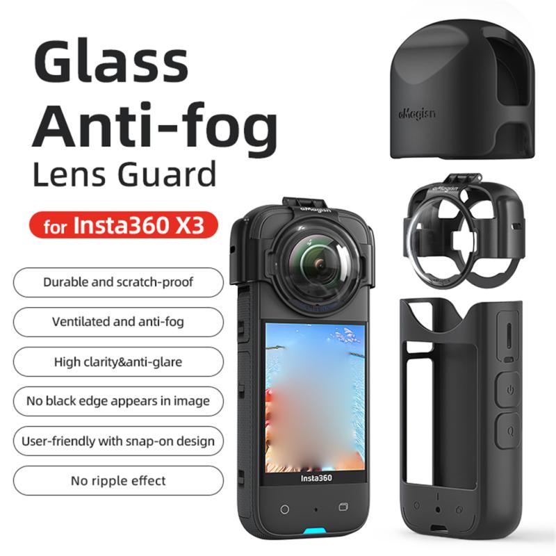 

Lens Protector Compatible For X3 Dual Lens Protective Cover Oil Proof High Definition Capture Camera