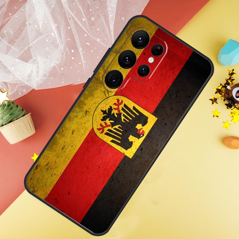 Deutschland Flagge Banner Handyhülle Für Samsung Galaxy S25 FE S23 S21 S20 S22 S24 S26 Ultra S10 S26 Plus Hülle Coque