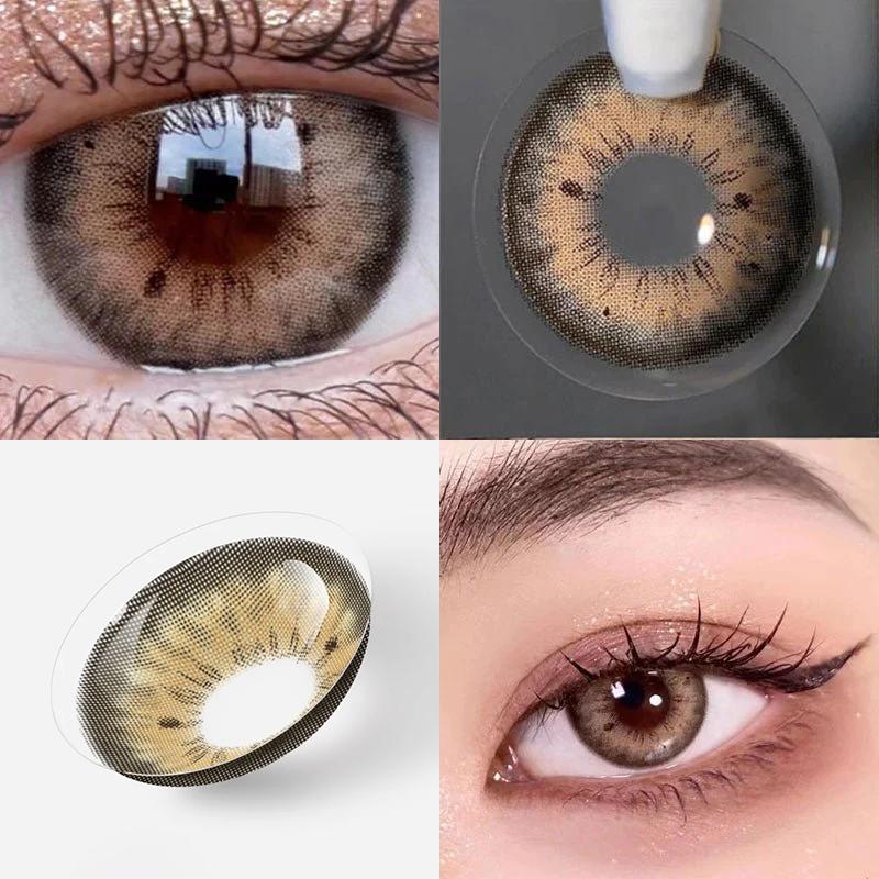 

Цветные контактные линзы JeweLens 2шт Янтарная серия