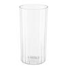 Modern Transparent Flower Vase Striped Style Decorative Bottles  Restaurant Centerpiece