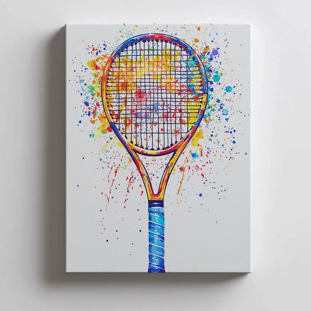 Plakat Radosny Tenisowy Świat Plakat Radosny Tenisowy Świat, 30X40 Cm, Bez Ramy, Papier Matowy 230 Gsm