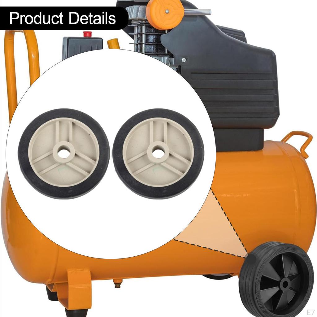 2 Air Compressor Wheels for Replacement and Transportation Needs