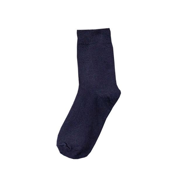 Men's Breathable Cotton Mid-Tube Socks - Sweat-Absorbent, Deodorant, Black & White, Business Casual for Spring/Summer