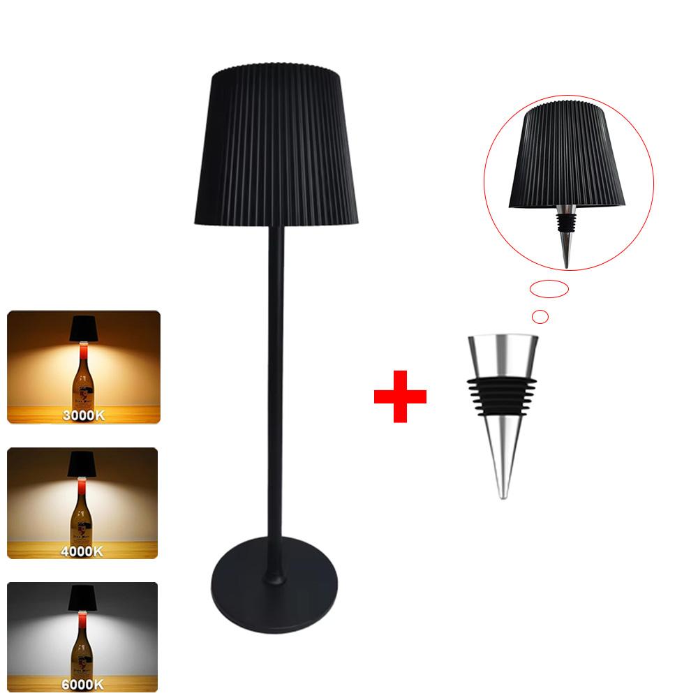 Wireless Wine Bottle Lamp Rechargeable Table Lamp Touch Control Wine Bottle Light Dimming LED Table Lamp Atmosphere Night Light
