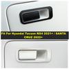 Co-pilot Storage Glove Box Handle Frame Sticker Cover Trim Accessories For Hyundai Tucson NX4  -  / SANTA CRUZ