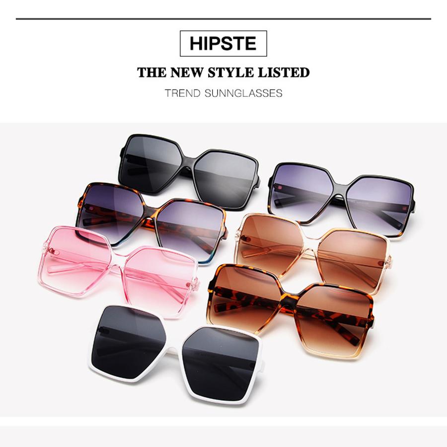 Ochelari de soare supradimensionați clasici Ochelari pătrați pentru femei Ochelari de soare cu oglindă de călătorie în gradient în aer liber Ramă din plastic Accesoriu de modă nepolarizat