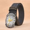 Punk Style Gas Eye Belt Men'S Rivet Retro Belt Belt Belt Men'S Belt