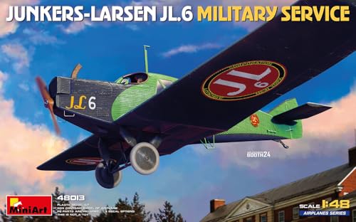Miniart 1/48 Junkers-Larsen JL.6 Military Plastic Model Kit MA48013 (Airplane)