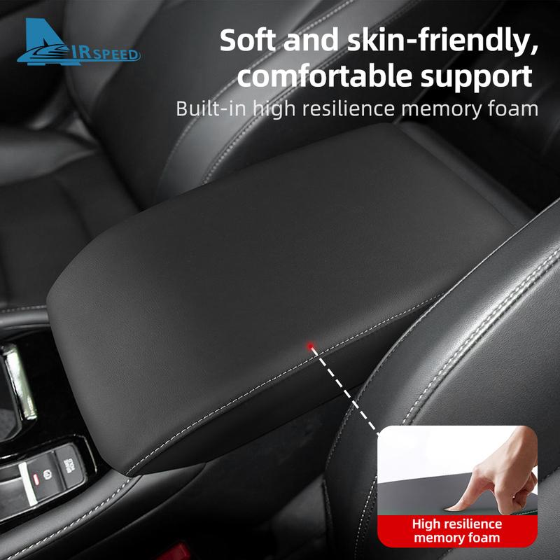 Leather Armrest Box Protective ABS Cover For Honda Accord 11th Gen  2024 2025 2026-UP Arm Rest Lid Interior Trim Accessories