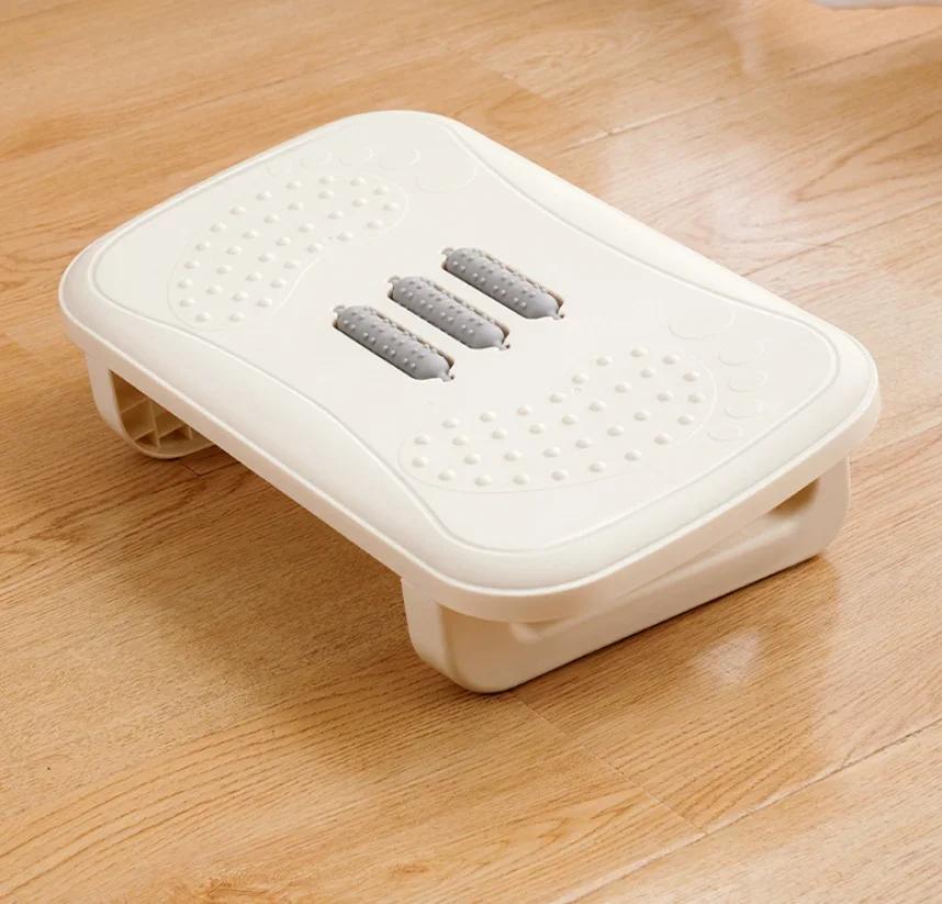 Табурет для ног с массажными роликами Подставка для ног Для дома Офиса Работы Быстрая доставка Портативность Подставка для ног Под стол Подставка для ног Эргономичная 4530₽