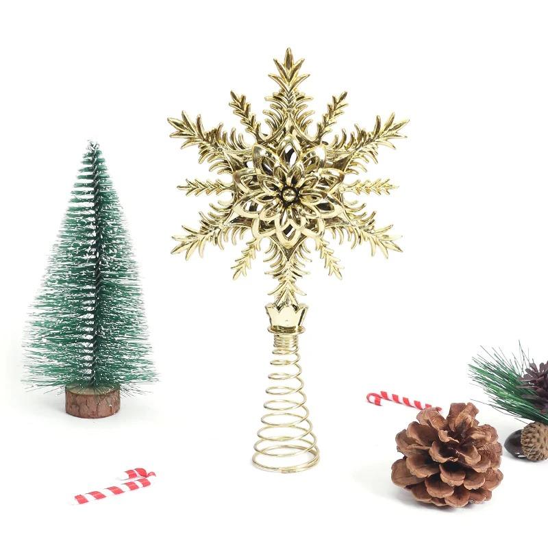 1Pcs 21cm Christmas Decoration Star Xmas Tree Hanging Ornaments Home Room Decor 2025 New Year Party Gift Navidad Accessories