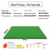 Portable Indoor Golf Practice Mat with Swing Cutting Stick and PP Golf Tee