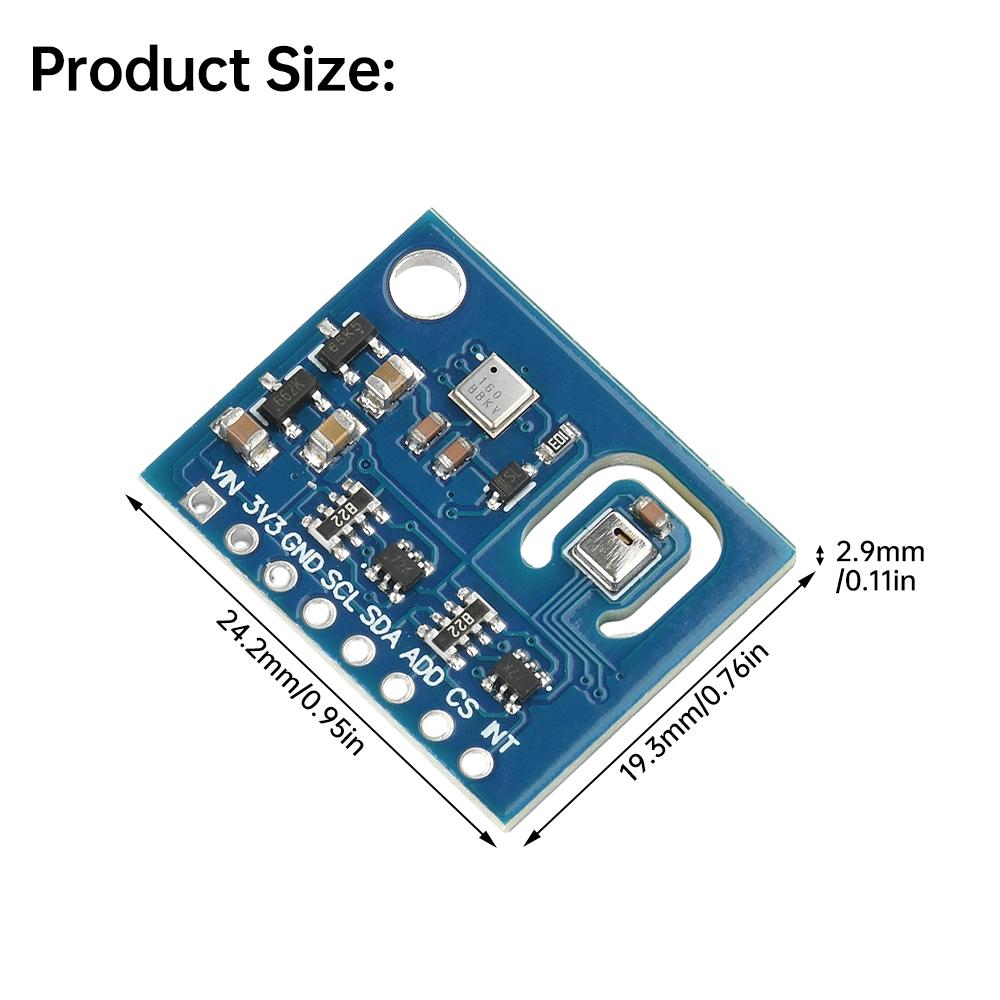 ENS160+AHT21 Air Quality&Temperature&Humidity Sensor Module Accurately Measure VOCs, Toluene, Hydrogen, Carbon Dioxide,TVOC Etc