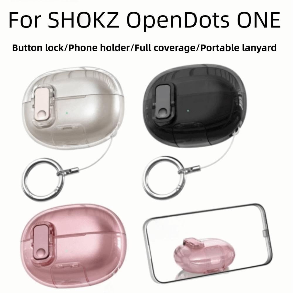 Custodia Supporto per Telefono Resistente all'Usura Anti-caduta Custodia Scatola di Ricarica per SHOKZ OpenDots ONE