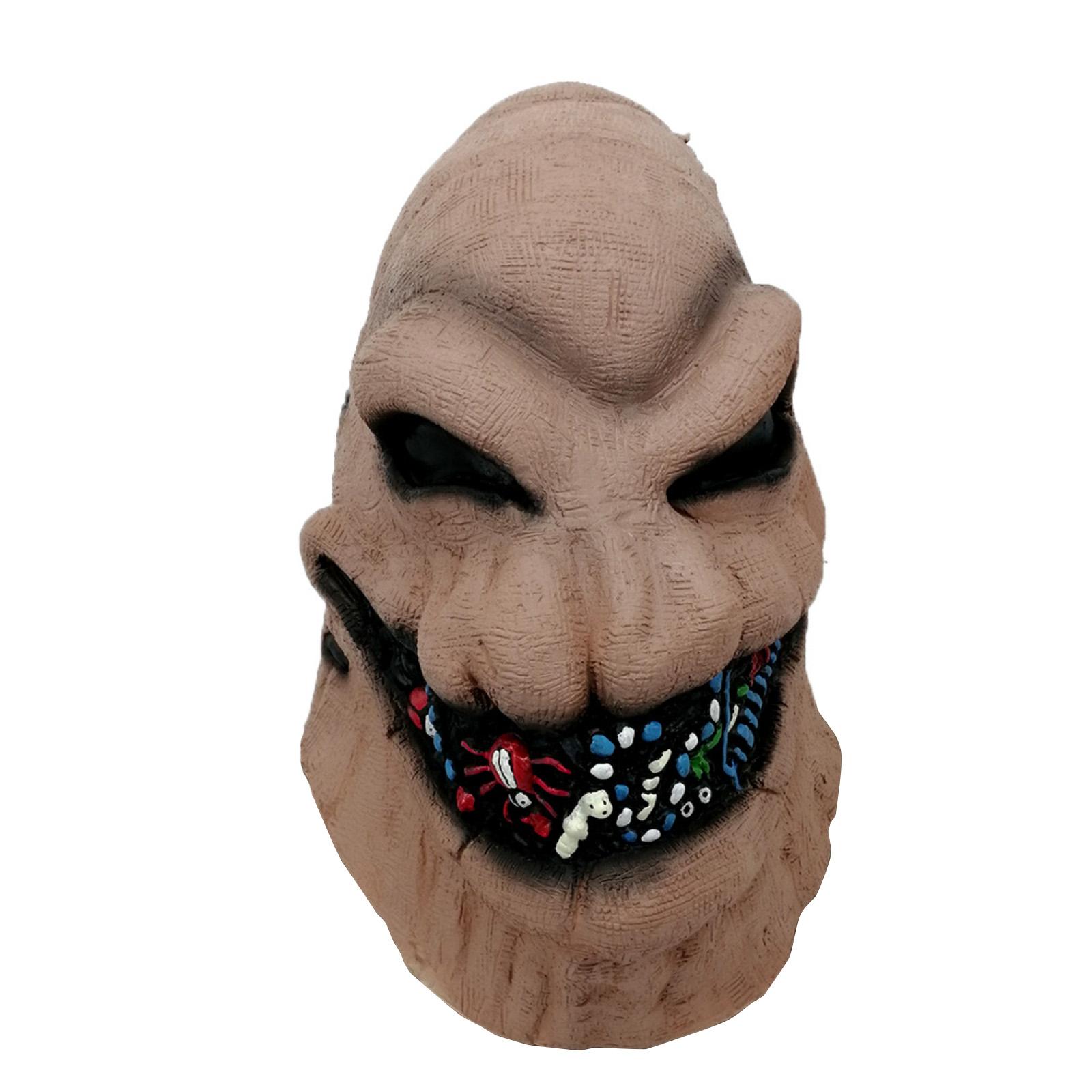 

Хэллоуин Латексная маска Ужасная страшная маска Маска для вечеринки Маска для ролевых игр One Size коричневый