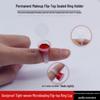 50 Flip Ring Cups for Microblading, Eyebrow & Eyeliner Tattoo Pigments, Eyelash Extension Glue Tools