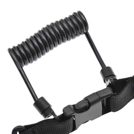 Diving Lanyard with Quick Release Buckle Stretch Portable Wear Resistant High Strength Anti Lost Tool Scuba Diving Camera Lanyard Kayaking Accessory