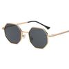 Retro Square Round Sunglasses for Men Women Fashion Small Frame Polygon Sun Glasses Vintage Metal Frame Outdoor Driving Eyewear