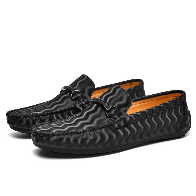 One-pedal Casual Doudou Shoes Men's Foreign Trade Large-size Fashionable Men's Loafers Outer Wear Driving Shoes 2025 Direct Sales