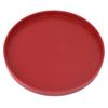 Tea Tray Wooden Wine Red Round Tea Plate Green Tea Baking Serving Plate for Home Tea House 27cm   10.63in