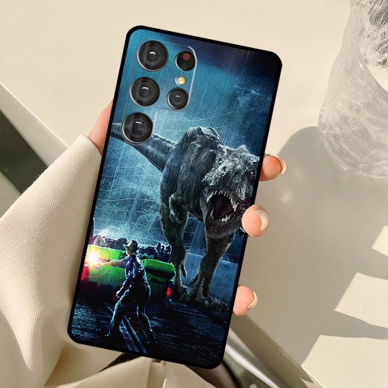 Jurassic Dinosaur Case For Samsung Galaxy S22 Ultra S21 S20 S24 S25 Ultra S9 S10 Plus S23 FE S25 FE Back Cover