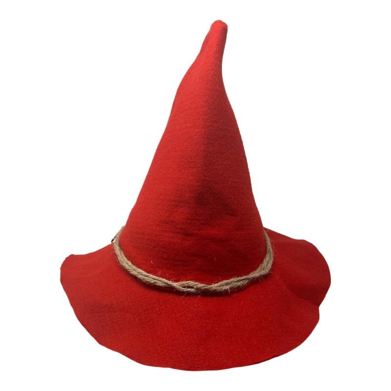 Vogelscheuchen Hexenhut Halloween Hexenhut Festlicher Party Unisex Zaubererhut für Festliche Feiern