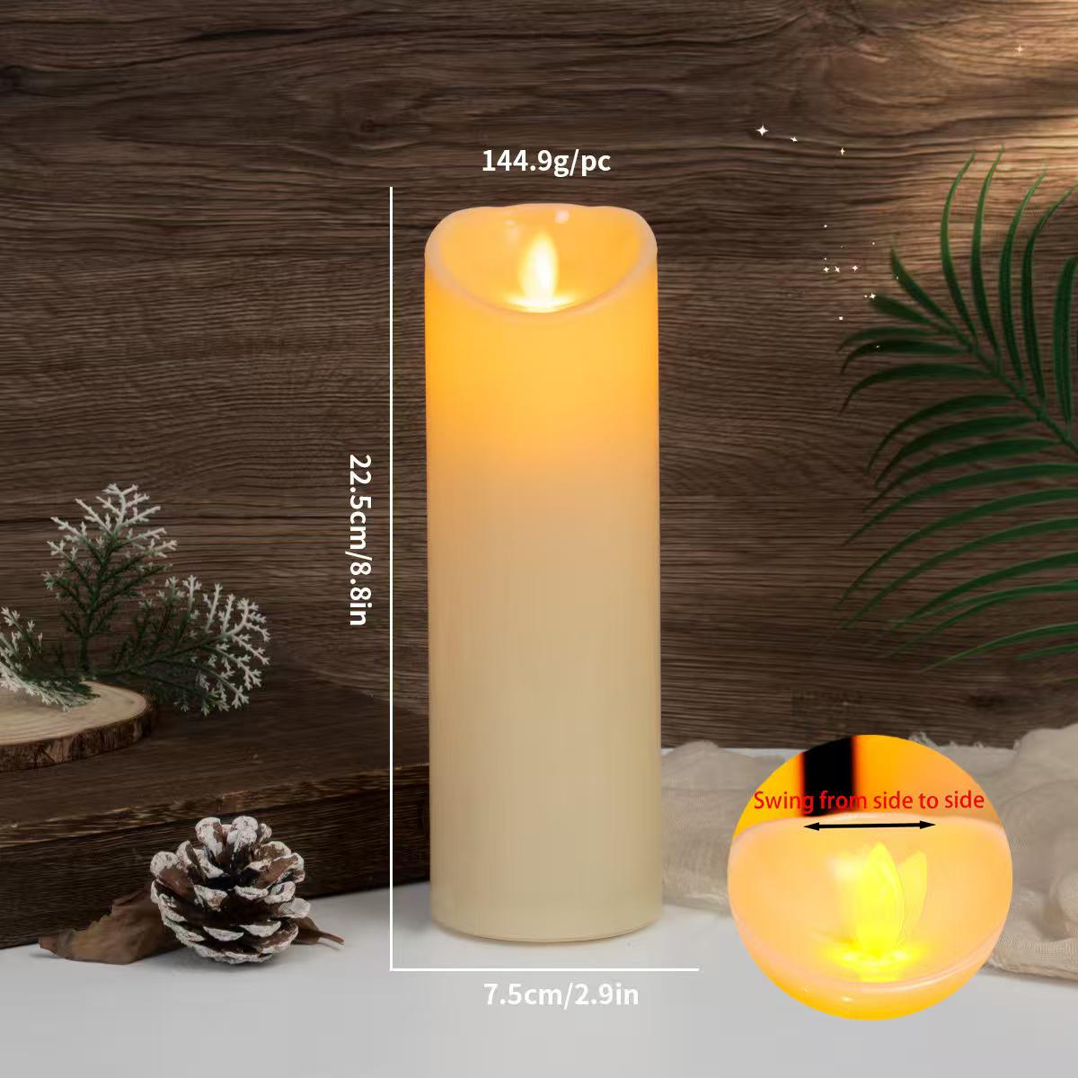 

Светодиодная свеча с мерцающим пламенем на пульте управления для свадеб, вечеринок и ресторанов