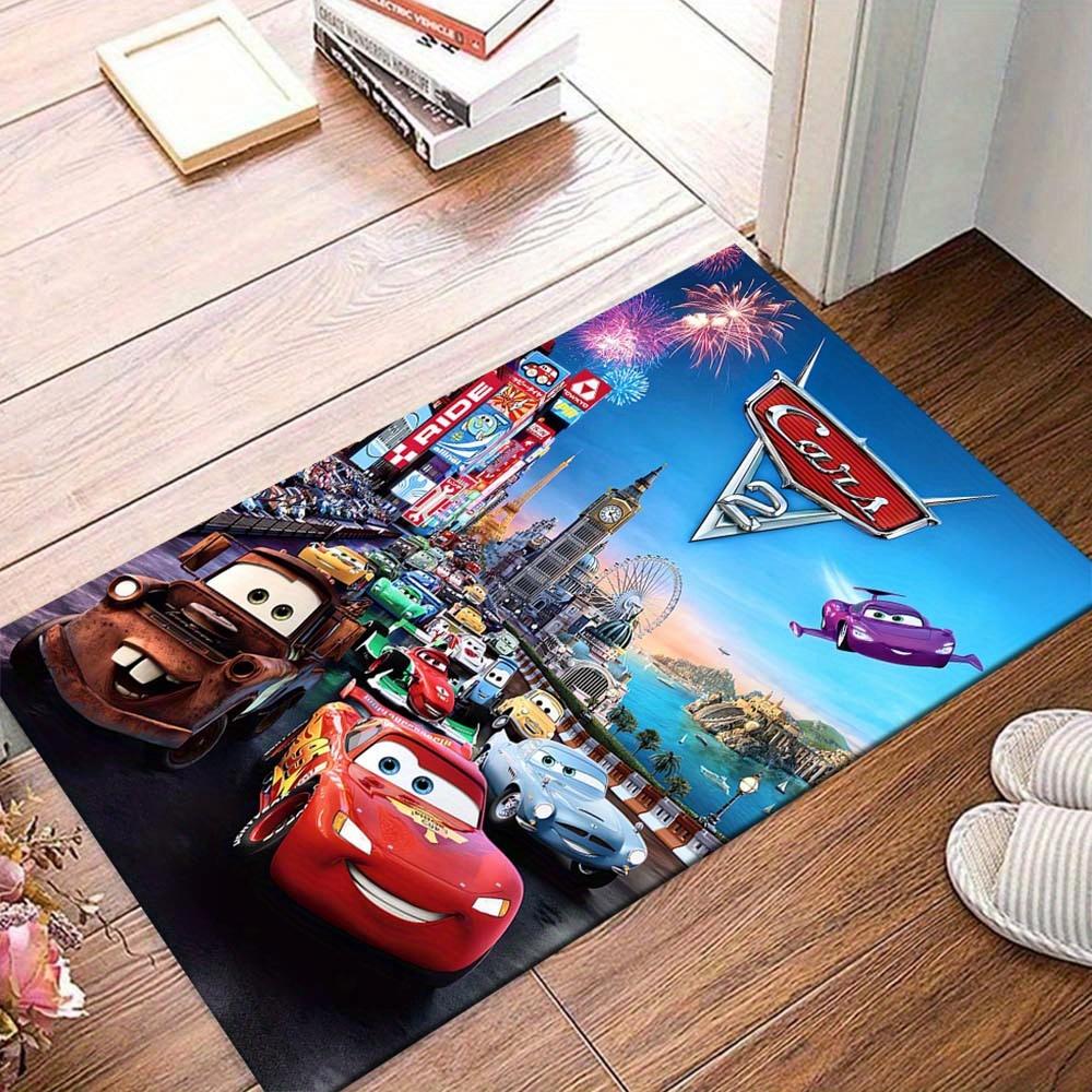 

JIT 1pc Lightning McQueen and His Friends Themed Area Rug – Soft Polyester, Machine Washable Rectangular Carpet for Bedrooms, Entryway, Office – Larg 60cm by 90cm