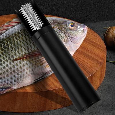 Raspador de escamas de peixe elétrico sem fio, raspador de escamas de peixe, removedor elétrico de escamas de peixe
