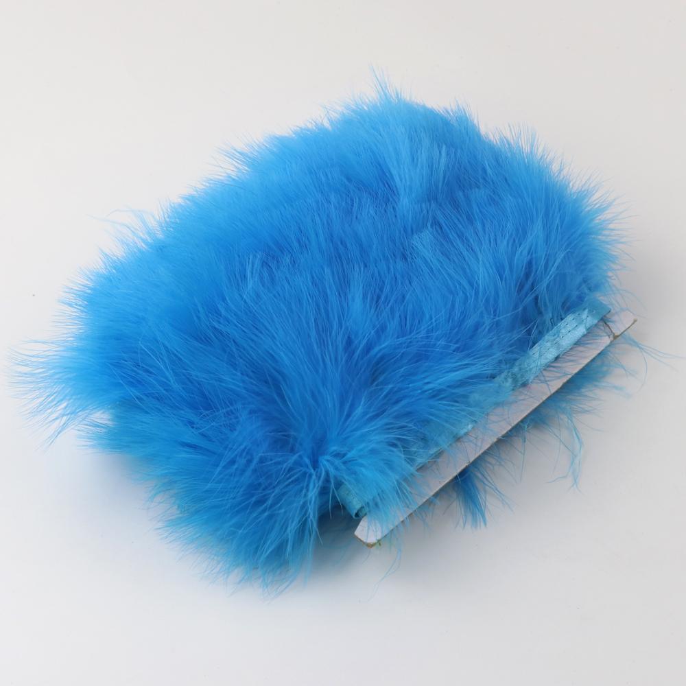 1Meter Fluffy Turkey Feathers Trim Fringe Ribbon 8-10Cm Marabou Feather For Craft Fringe Sewing Wedding Party Clothing Dress