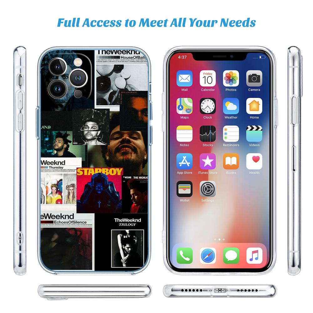 The Weeknd Transparent Phone Case for Motorola Moto G40 G04 G05 One Ace Action  Fusion + Plus Hyper Macro Vision Zoom