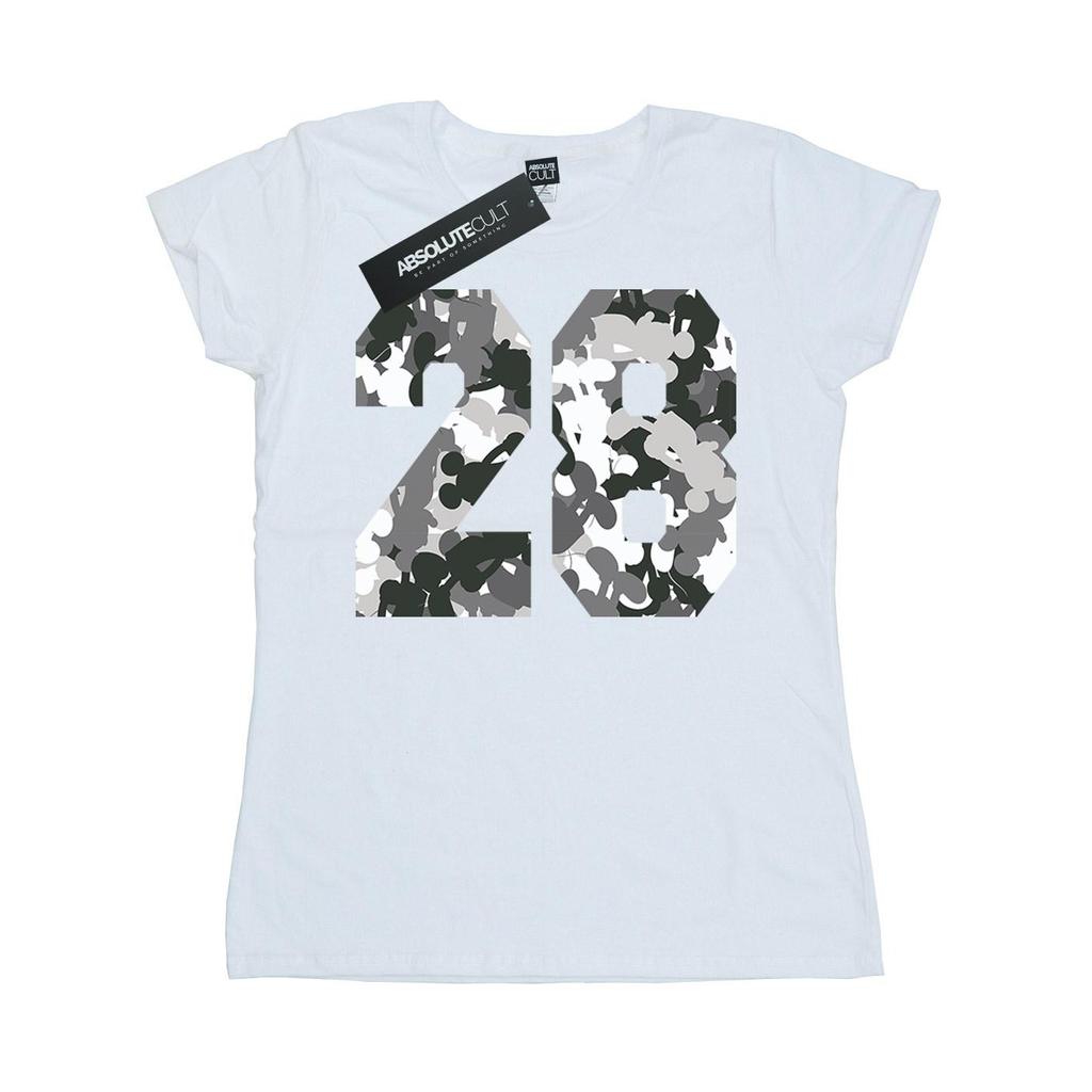 Disney Womens/Ladies Mickey Mouse Pattern 28 Cotton T-Shirt