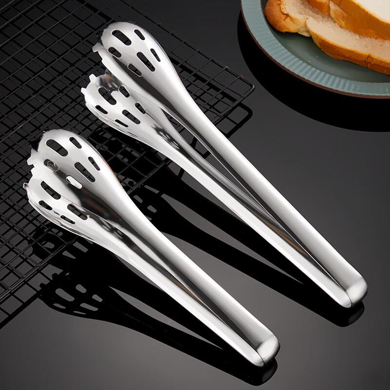 LONSAN 304 Stainless Steel Food Tongs