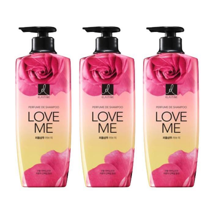 ELASTINE Perfume Love Me Shampoo 600ml x 3 (9965057)