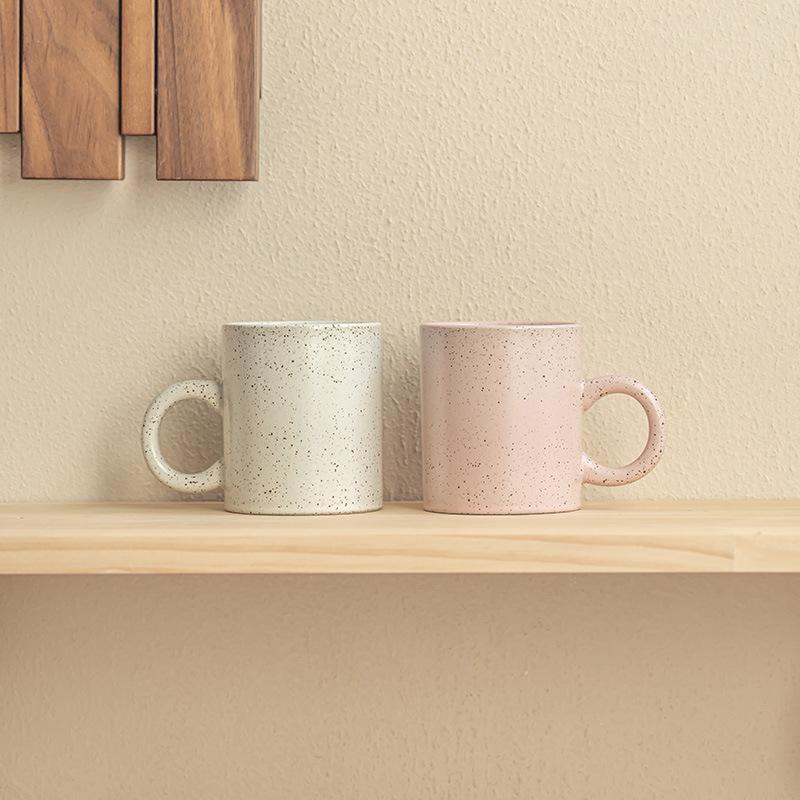 Ink Splashing Ceramic Mug Breakfast Cup Milk Cup Coffee Cup Household Feng Shui Cup Mouthwash Cup Teacup
