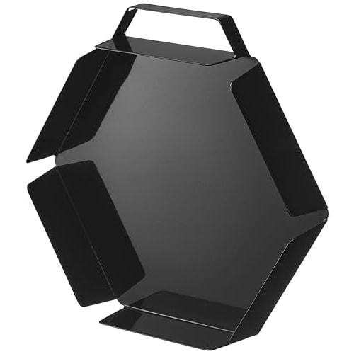 Yamazaki Tower Trivet Cover, Black, Standing Height: 21.8cm W x 21.7cm D x 4cm H (including handle), Stain and Oil Splash Preventative, Product Number