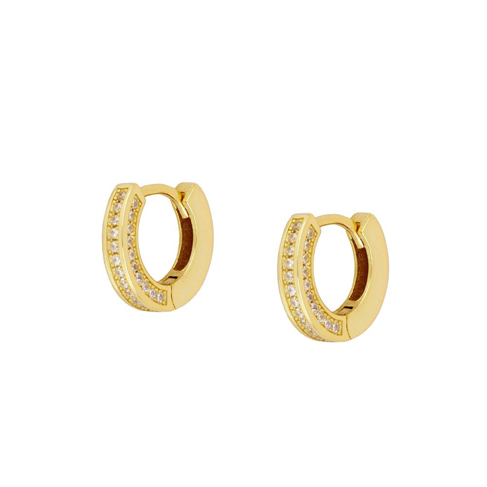 Minimalist Zircon Stud Earrings: Versatile and Stylish INS-Inspired Ear Clips
