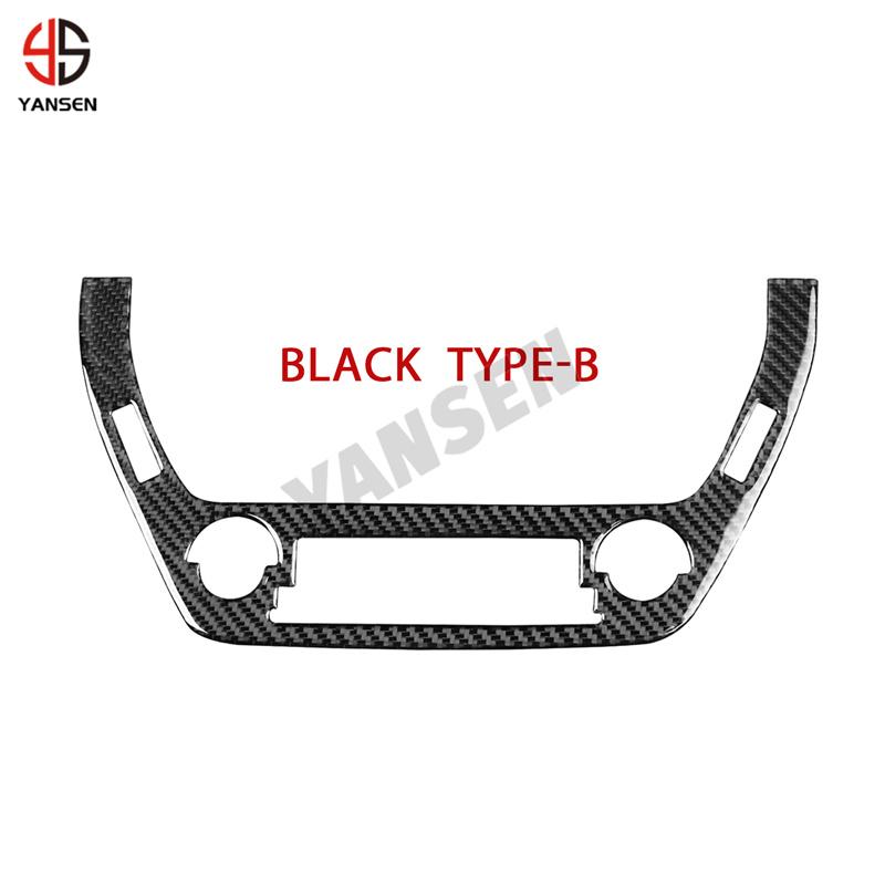 

Car Air Conditioning Panel Trim Carbon Fiber Cover Sticker For Toyota Corolla 2019 2020 2021 2022 2023 2024 Accessories 2 black