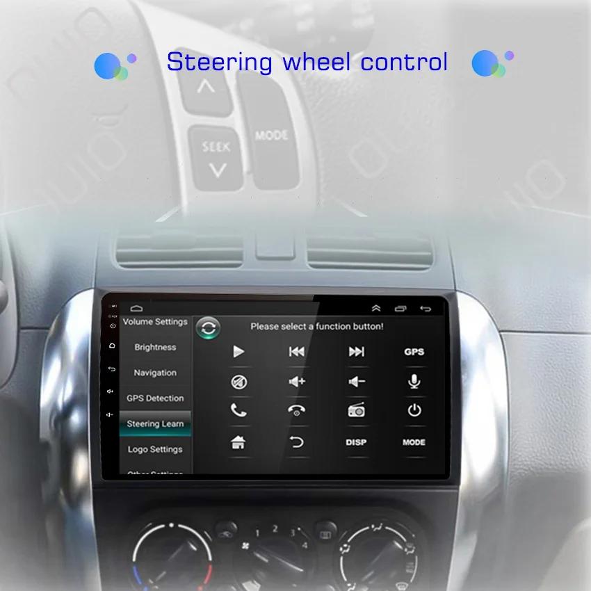 2din Android 10 Car Radio Multimedia Player Carplay Auto GPS Navigation For Suzuki SX4 2006-2013 for Fiat Sedici 2005-2014