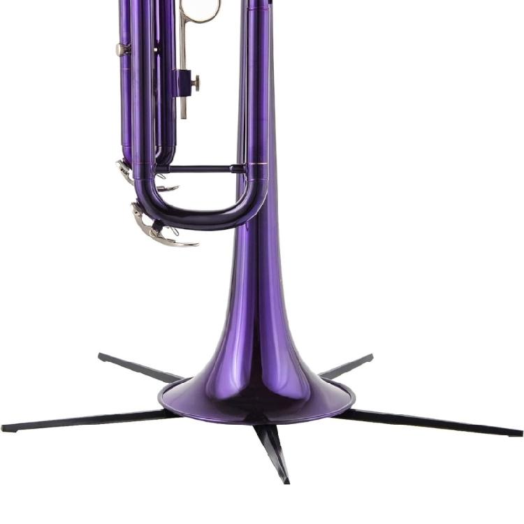 Adjustable Metal Trumpet Rack Foldable Trumpet Holder Stand Detachable 5 Leg Trumpet Holder Insturment Rack Enduring