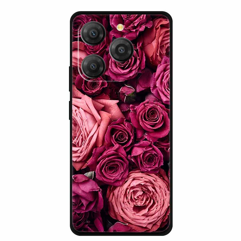 Για θήκη Blackview Shark 9 Shark9 Coque 6.67" Μαύρη Σιλικόνη Μαλακό Πίσω Κάλυμμα Θήκη Για θήκες τηλεφώνου Blackview Shark 9 Αντικραδασμική