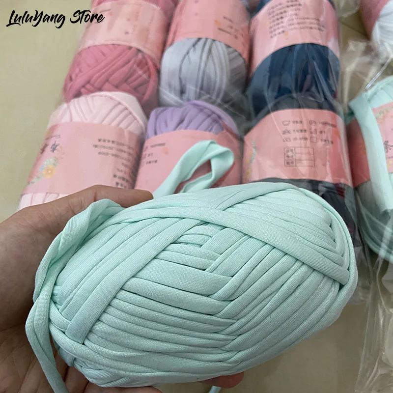T Shirt Bulky Yarn for Hand Knitting Carpet Knitting Trap Crochet DIY Bag Purse Blanket Soft Thick Cloth Trapillo Yarn